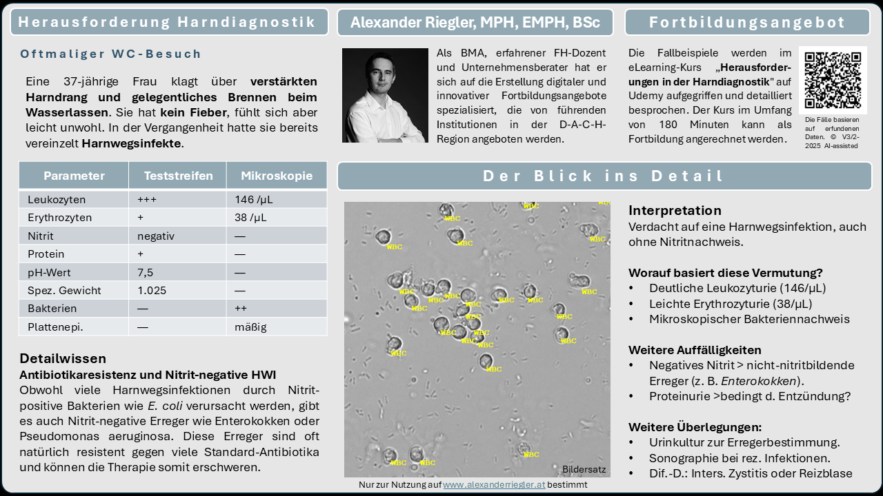 Lernkartenbeispiel Urindiagnostik